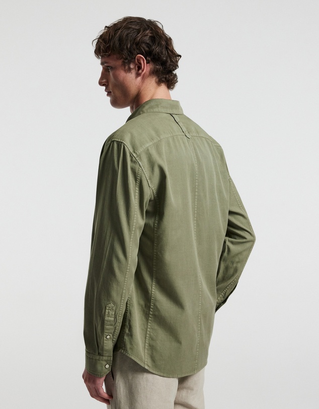 Calibre - Washed Cotton Lyocell Shirt Sage