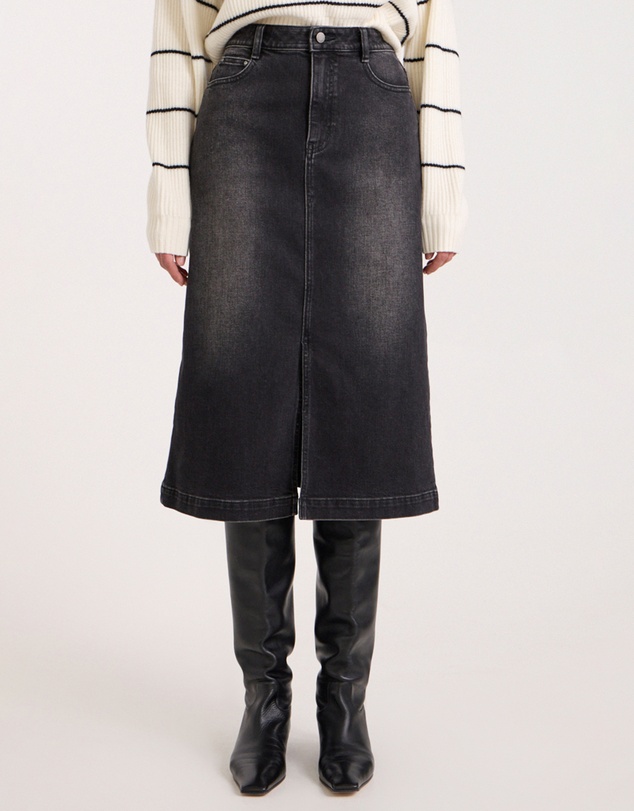 David Lawrence - Hannah Denim Midi Skirt