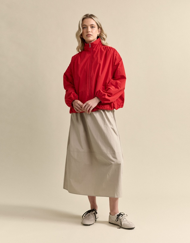 MVN - Drawstring Midi Skirt