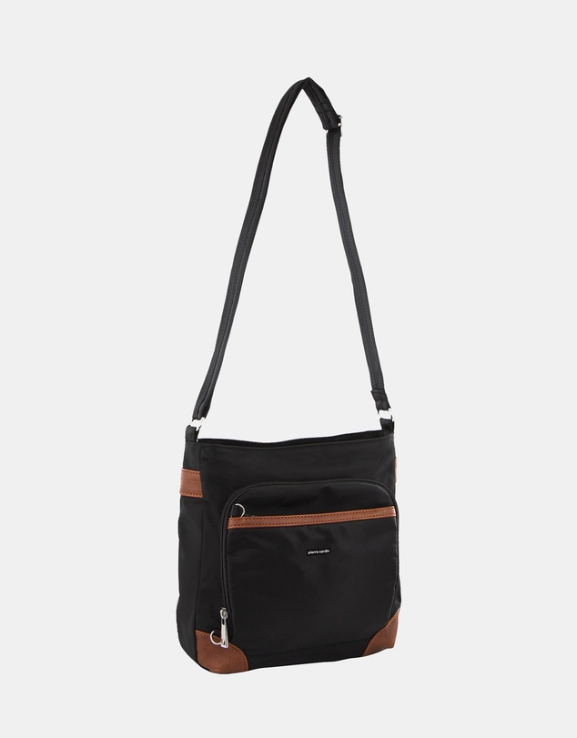 Pierre Cardin - Pierre Cardin Nylon Anti-Theft Cross Body Bag