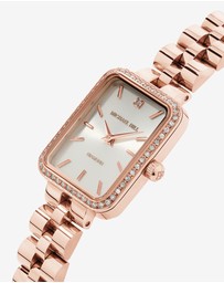 Michael Hill - Women's 0.20 Carat TW Diamond Bezel Watch in Rose Tone Stainless Steel