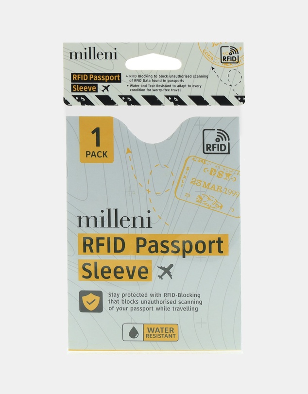 Milleni - Milleni Travel RFID Passport Sleeve (1PK)