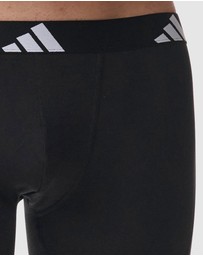 adidas Sportswear - 3 Pack Active Flex Cotton Boxer Brief Underwear
