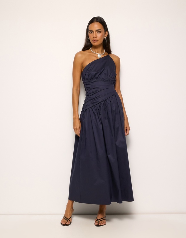 Revibe - Repaired AERE Priya Asymmetric Maxi Dress - AU 12