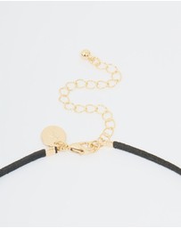 Lovisa - Gold Plated Cord Open Oval Long Necklace