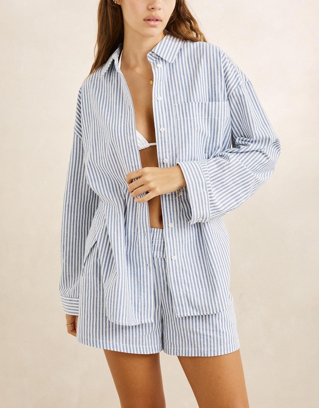 Rhythm - Vista Stripe Oversized Shirt