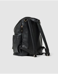 Pretty Brave - CHLOE BACKPACK Black Pebbled