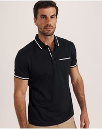 SABA - Ted Textured Cotton Polo