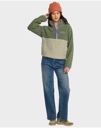 Billabong - Womens Horizon Mock Neck Fleece Top