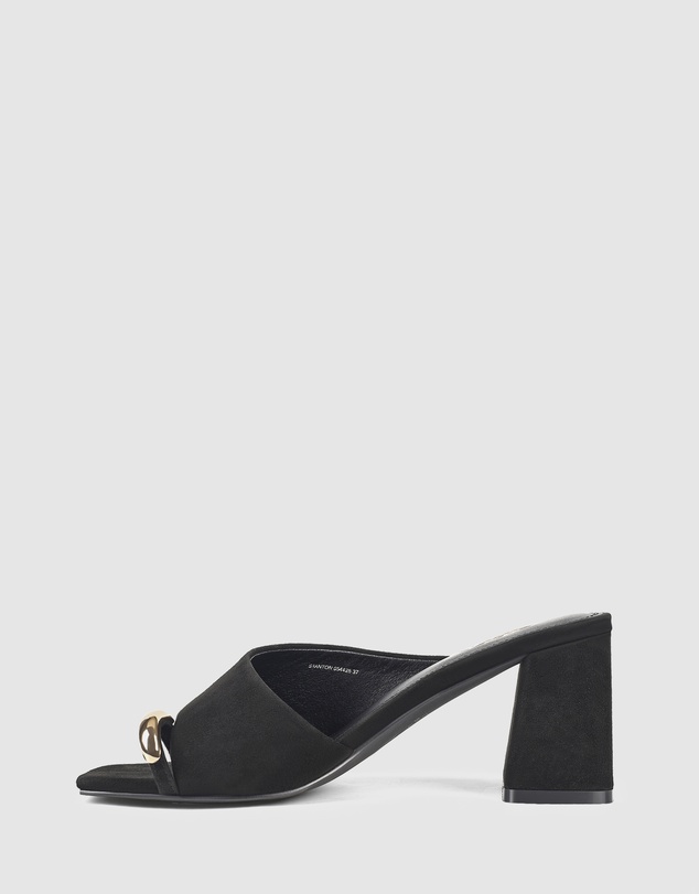 Siren - Stanton Block Heel Mules