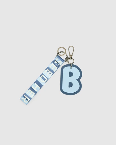 Seed Heritage - Stripe Strap Initial Keyring