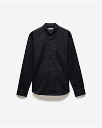 Calibre - Washed Linen Shirt Black