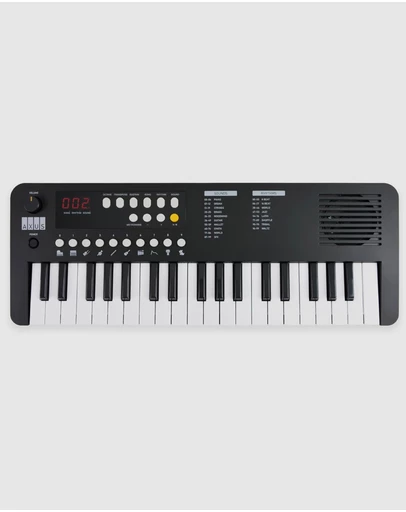 iWorld - Axus Mini Keyboard 37 Key Keyboard - Black