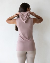 Mod Squad - Luxe Sleeveless Hooded Tank Base Layer