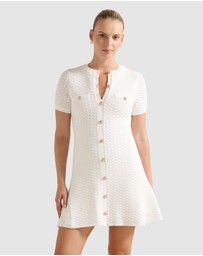 Forever New - Rosa Stitched Interest Knitted Mini Dress