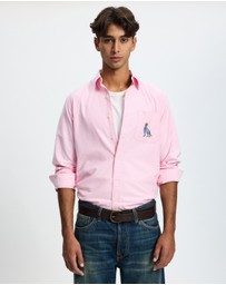 Polo Ralph Lauren - Custom Fit Dog-Embroidered Oxford Shirt