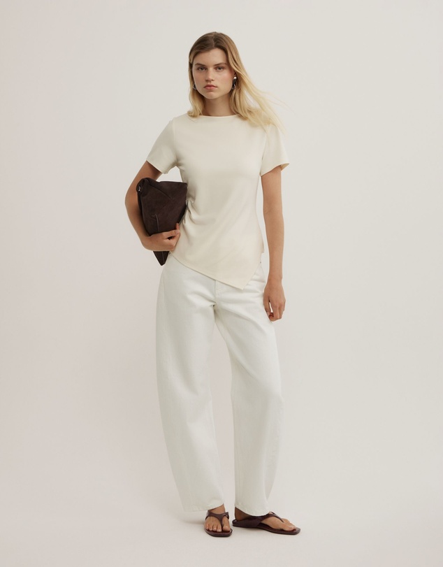 Witchery - Tuck Wide Neck T-shirt