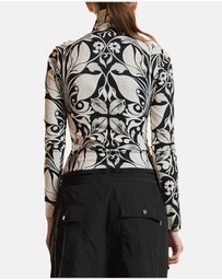 Cynthia Rowley - Turtle Neck Lycra Top