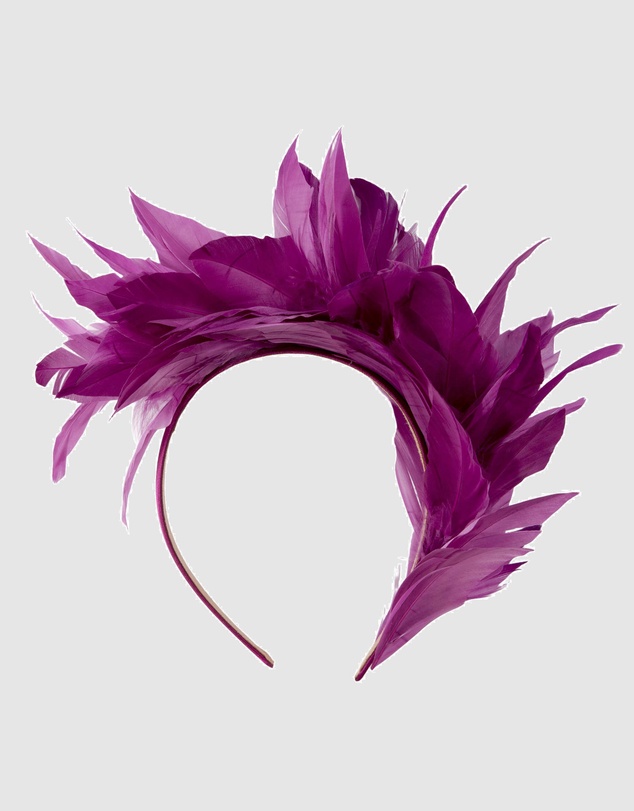 Max Alexander - Modern Magenta Racing Fascinator