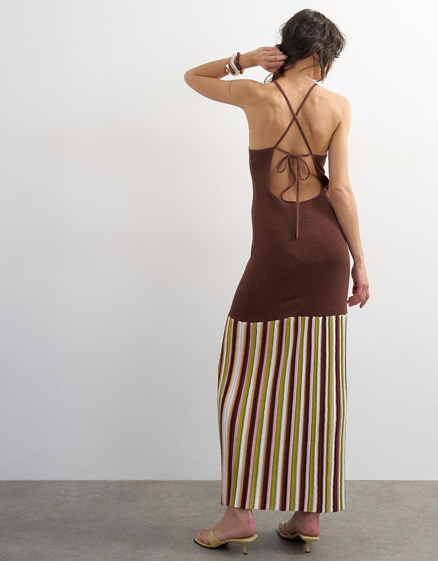 TOPSHOP - Tskayla Knitted Maxi Dress