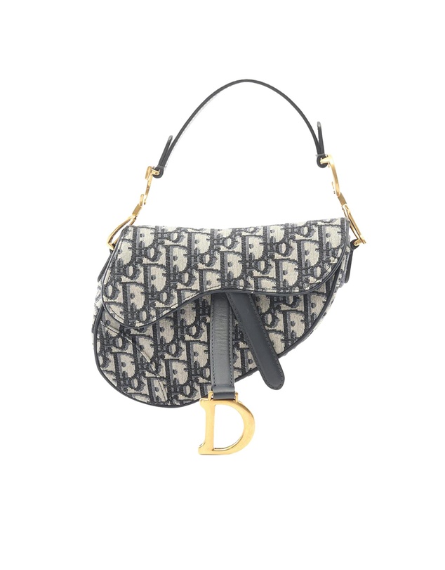 Pre-Loved by Azura Reborn - Pre-Loved Mini Oblique Canvas Saddle Bag