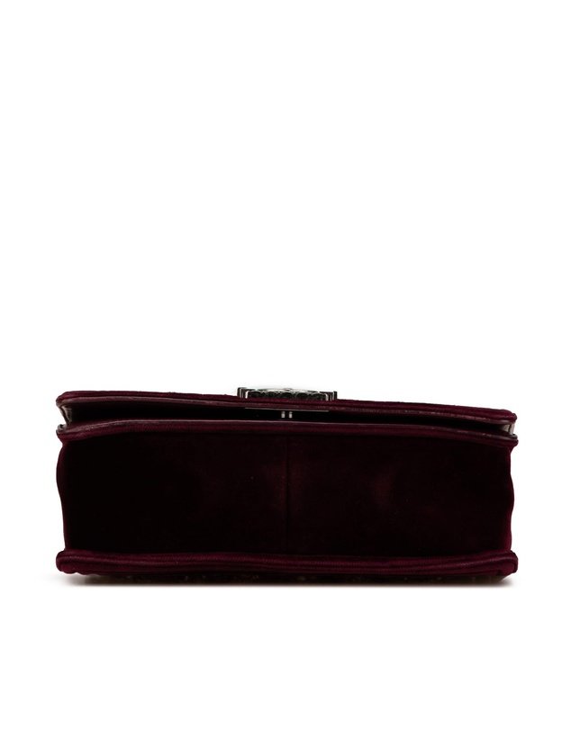 Pre-Loved by Azura Reborn - Pre-Loved Old Medium Velvet and Tweed Boy Flap