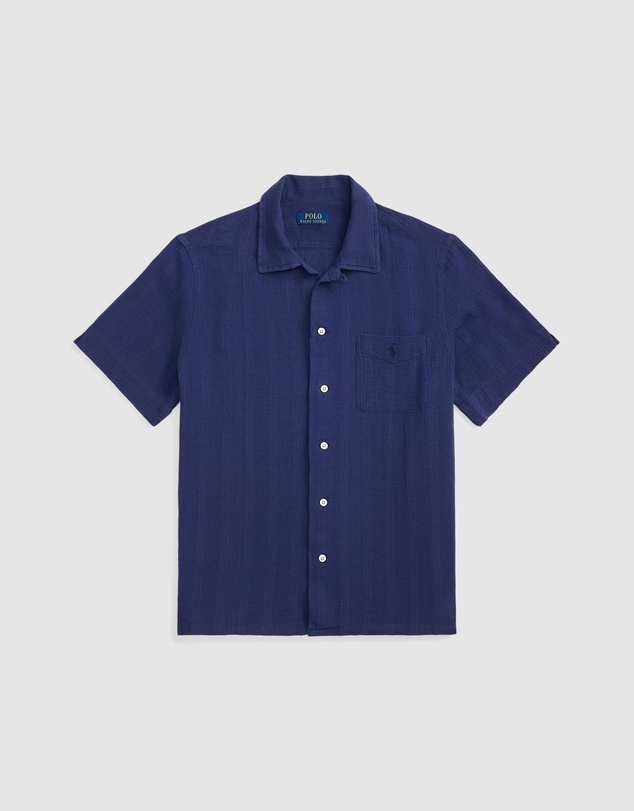 Polo Ralph Lauren - Classic Fit Basket-Weave Camp Shirt