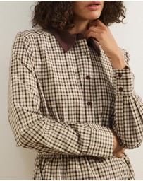 Atmos&Here - Talia Check Shirt Dress