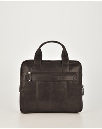 Cobb & Co - Turner Leather Laptop Satchel