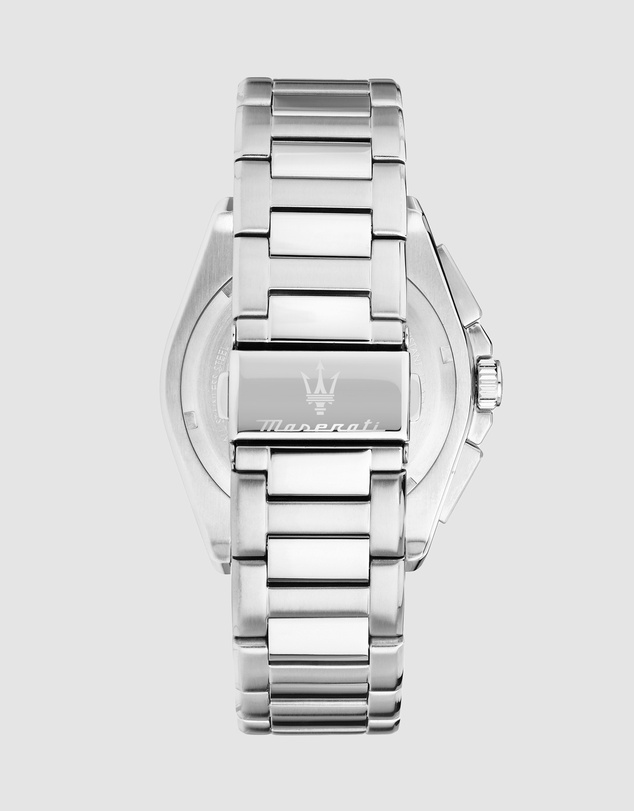 Maserati - Maserati Velocita 43mm Chrono Silver Dial Stainless Steel Strap Watch
