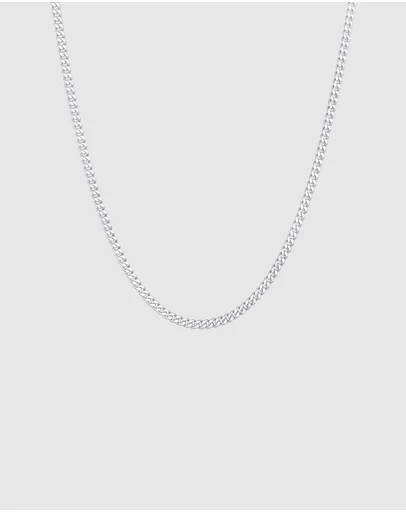 Kuzzoi - ICONIC EXCLUSIVE - Necklace Chain Basic Trend in 925 Sterling Silver