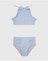 Aqua Blu Kids - Stepping Stones Halter Neck Bikini Set - Teens