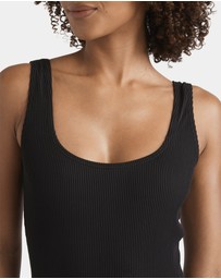 Billabong - Womens Tanlines Retro Surf Bodysuit One Piece Swimsuit