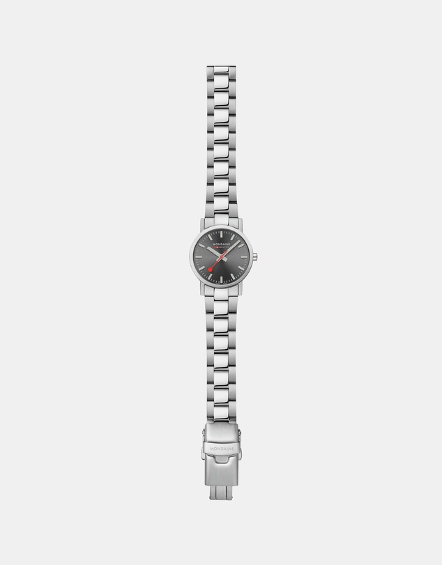 Mondaine - Mondaine Classic Silver Stainless Steel 30mm Watch