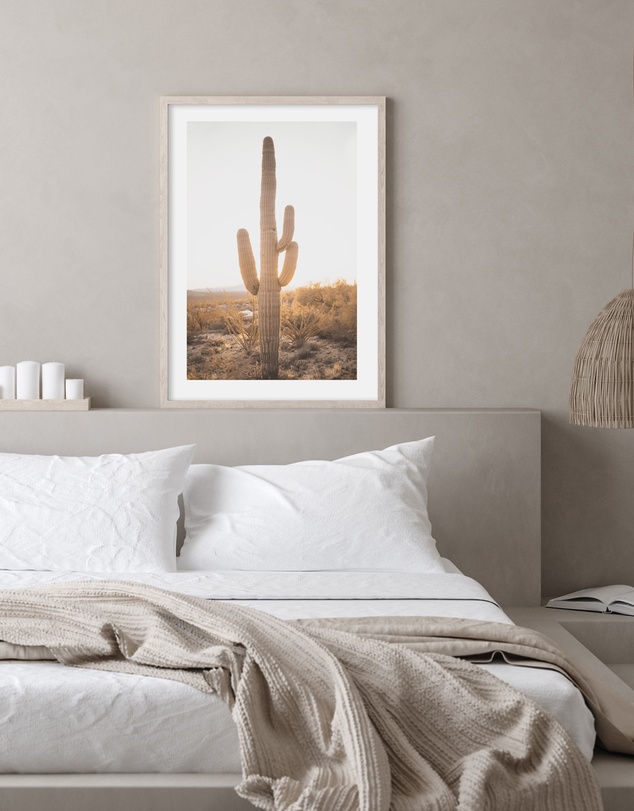 Olive et Oriel - Sunset Cactus Art Print