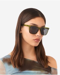 Hawkers Co - Hawkers - Wave - polarized green dark  Sunglasses for Men and Women Polarized
