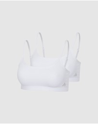 adidas Sportswear - 2 Pack Active Modal Comfort Wirefree Bralette With Cotton