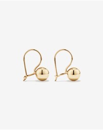 Michael Hill - 7mm Euroball Earrings in 10kt Yellow Gold
