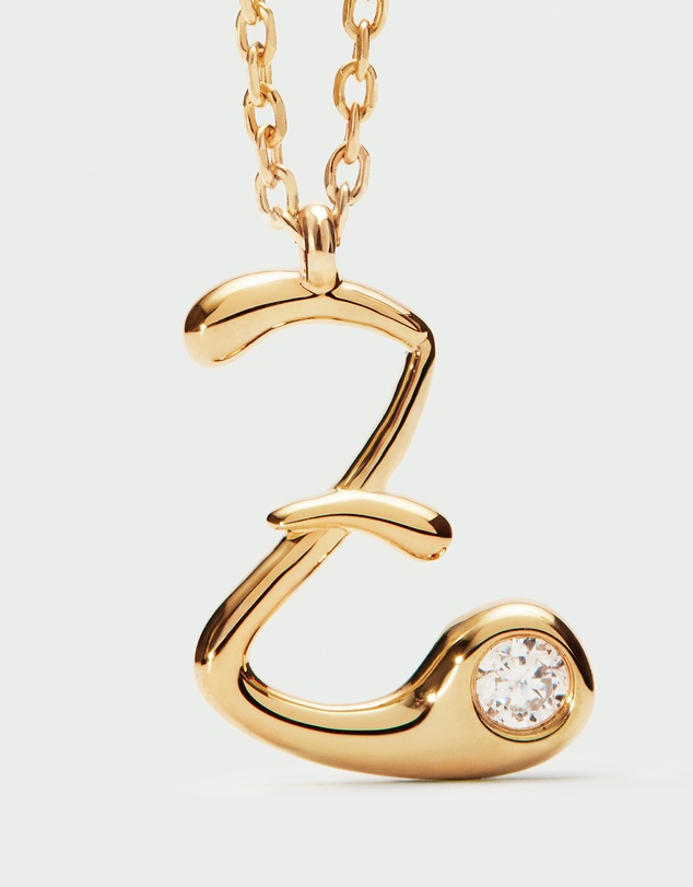 PDPAOLA - Initial 2026 Z Pendant Necklace