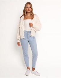 Petal & Pup - Harlee Flower Cardigan - White