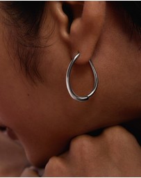 PDPAOLA - Halo Silver Hoops
