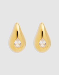 By Charlotte - Dewdrop Large Earrings