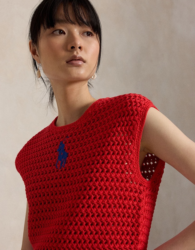Polo Ralph Lauren - Big Pony Crocheted Cotton Sweater