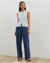 Atmos&Here - Maris Textured Vest Top