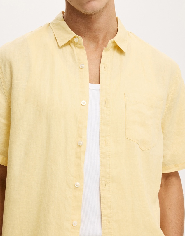 Cotton On - Relaxed Linen Short Sleeve Shirt