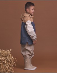 Crywolf - PACKABLE JACKET Ash Colourblock