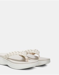 Vionic - Kenji Platform Sandal - Cream