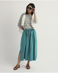 Seasalt - Seasalt Cornwall Multi Sailor 3/4 Sleeve Top Jersey