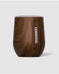 CORKCICLE - Corkcicle Stemless - 355ml Walnut Wood