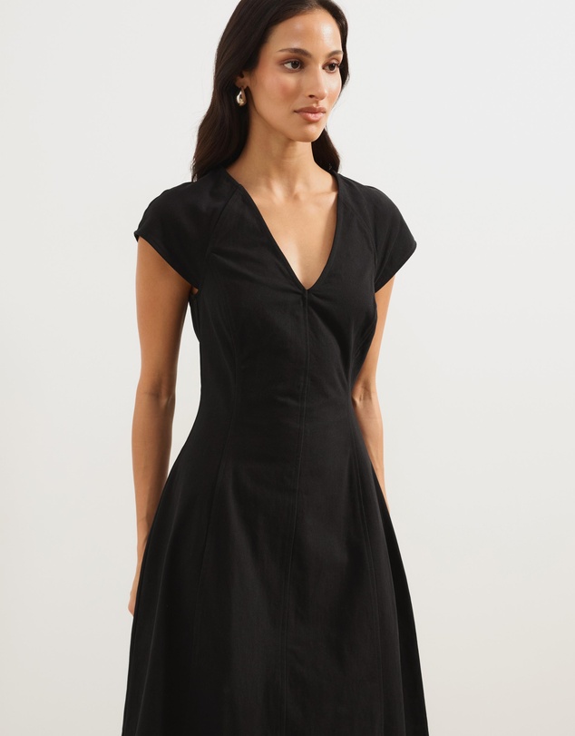 Atmos&Here - Sofie Chambray Midi Dress